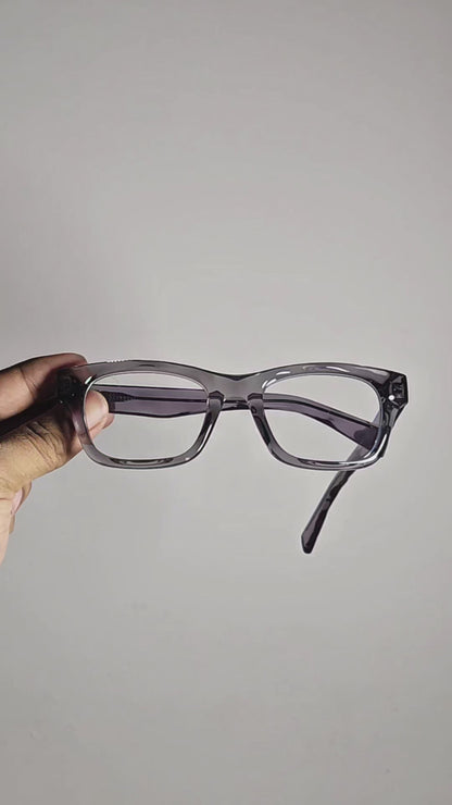 Crystal Mist Square Eyeglasses (ET-OP51)