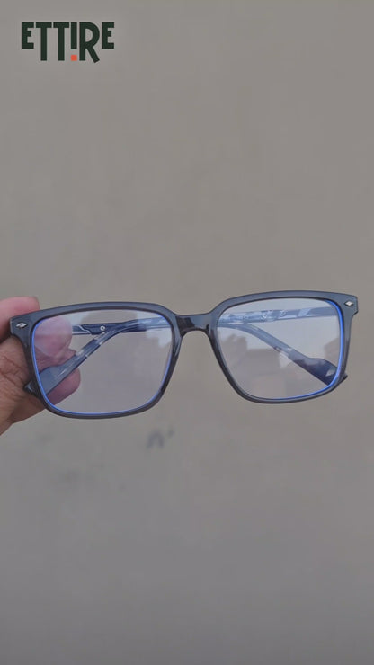 Executive Edge – Square UV &amp; Blue Light Glasses (ET-0P13)