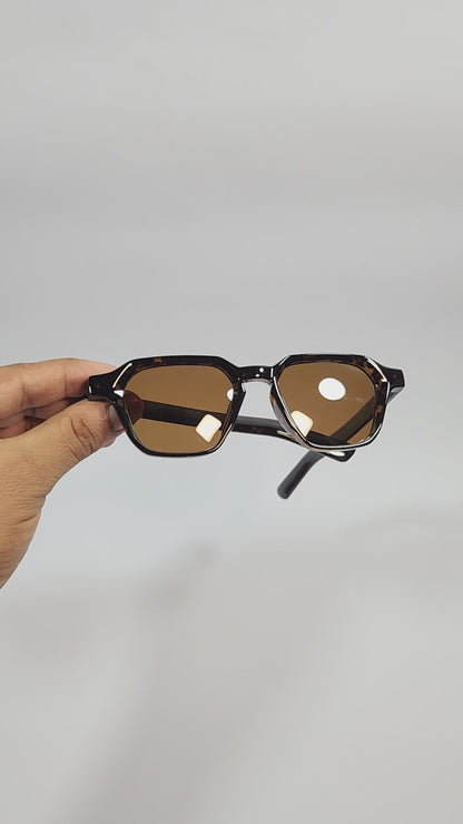 Brownline – Polarized Geometric Sunglasses (ET-SG85)
