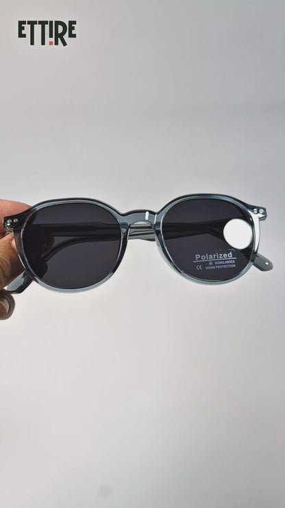 Silver Mist – Round Polarized Sunglasses (ET-SG17)