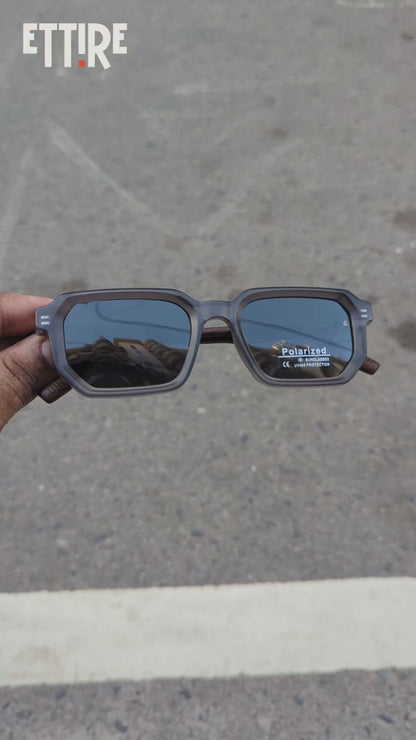 Coffee Vibe – Polygon Polarized Sunglasses (ET-SG03)
