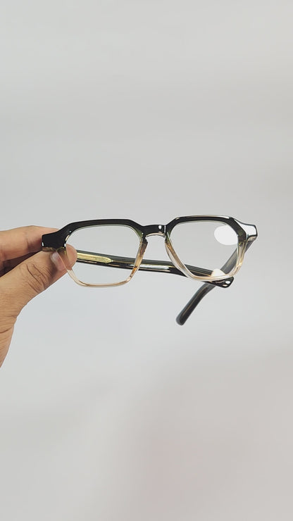 Jade Fade – Contemporary Geometric Eyeglasses (ET-OP70)