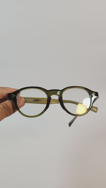 Olive Current – Oval Optical Frame (ET-OP72)