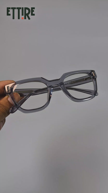 Ashen Aura – Vintage Square Eyeglasses (ET-OP21)