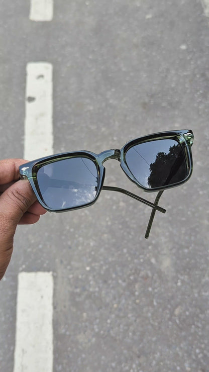 Verdant Shield – Square Polarized Sunglasses (ET-SG35)