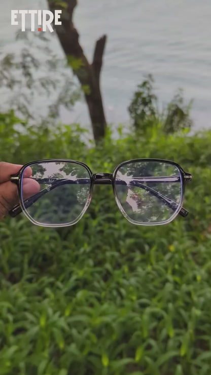 Monochrome Magic – Black & White Polygon Frames (ET-OP07)