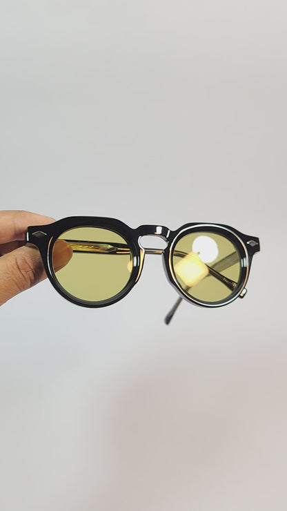 Obsidian Line – Contemporary Round Sunglasses (ET-SG96)