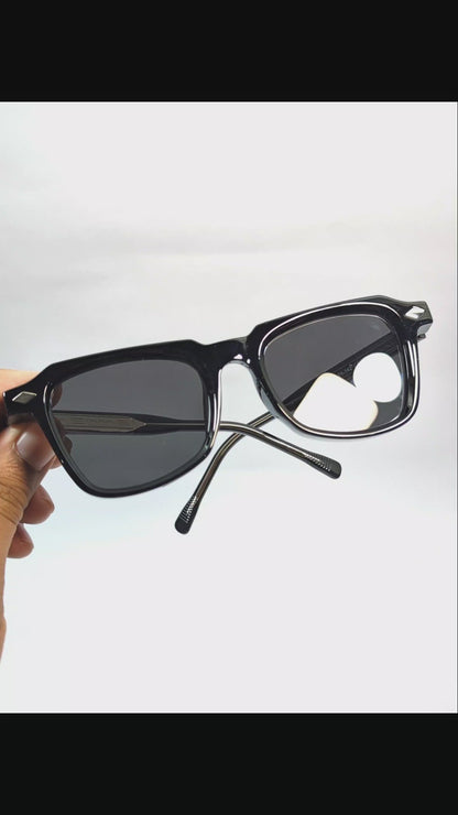 Noir Axis – Square Frame Sunglasses (ET-SG38)
