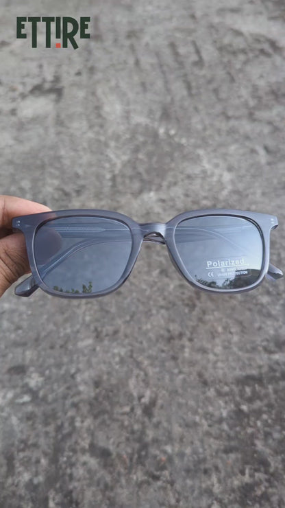 Amber Reflection – Round Polarized Sunglasses (ET-SG18)