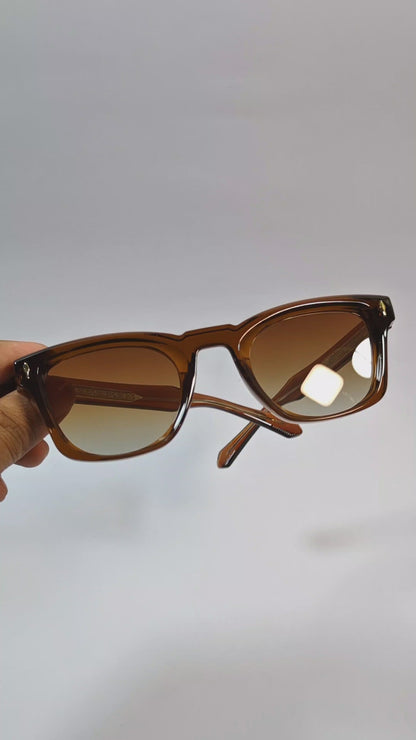 Maroon Matrix – Geometric Sunglasses (ET-SG50)