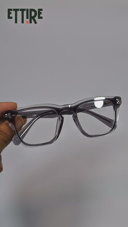 Crystal Shade – Sharp Square Eyeglasses (ET-OP19)